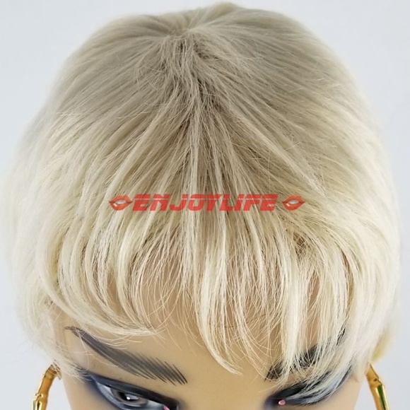613 Human hair Pixie wig